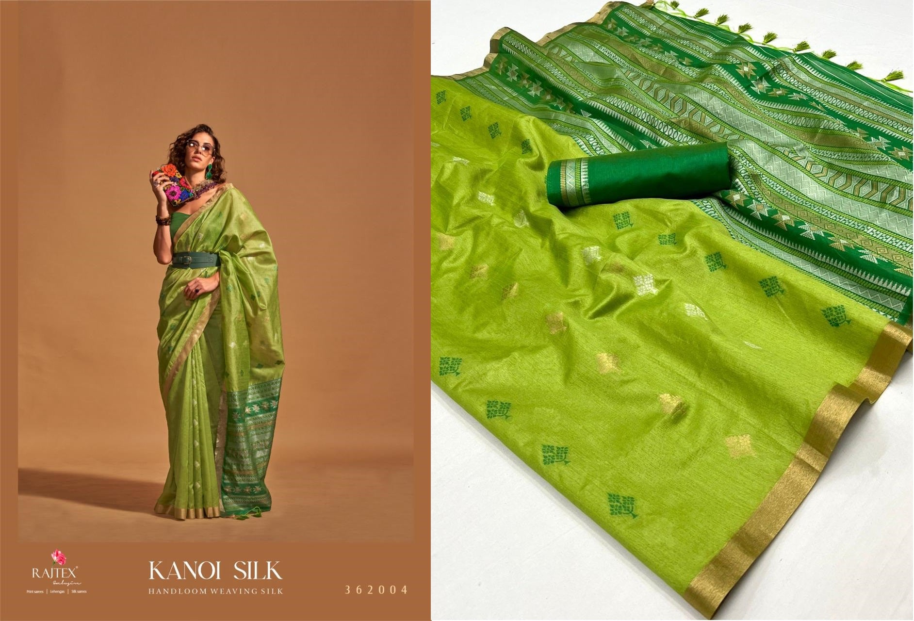 362004 Kanoi Rajtex Sarees