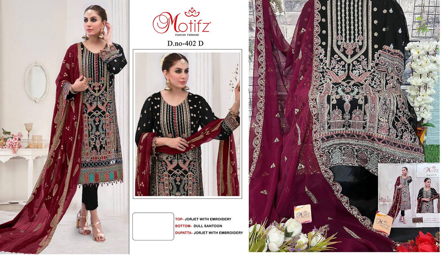 402D Motifz Pakistani Salwar Suits
