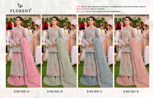 1021C Florent Jarkan Pakistani Salwar Suits