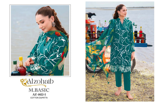 1022I Al Zohaib Embroidered Pakistani Patch Suits