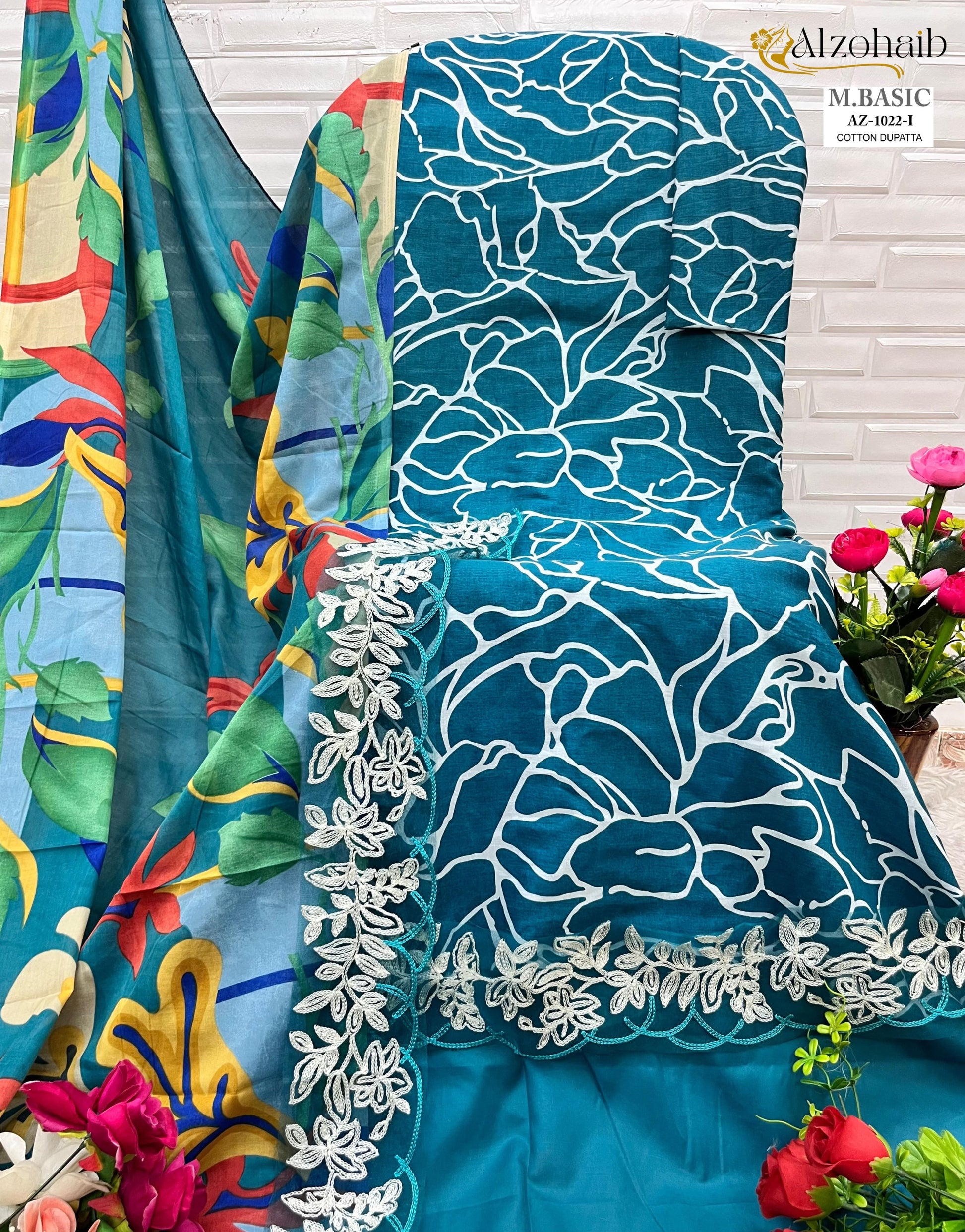 1022I M Basic Al Zohaib Print Pakistani Salwar Suits