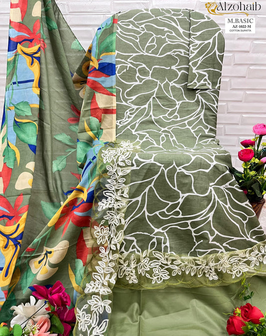 1022M M Basic Al Zohaib Print Pakistani Salwar Suits