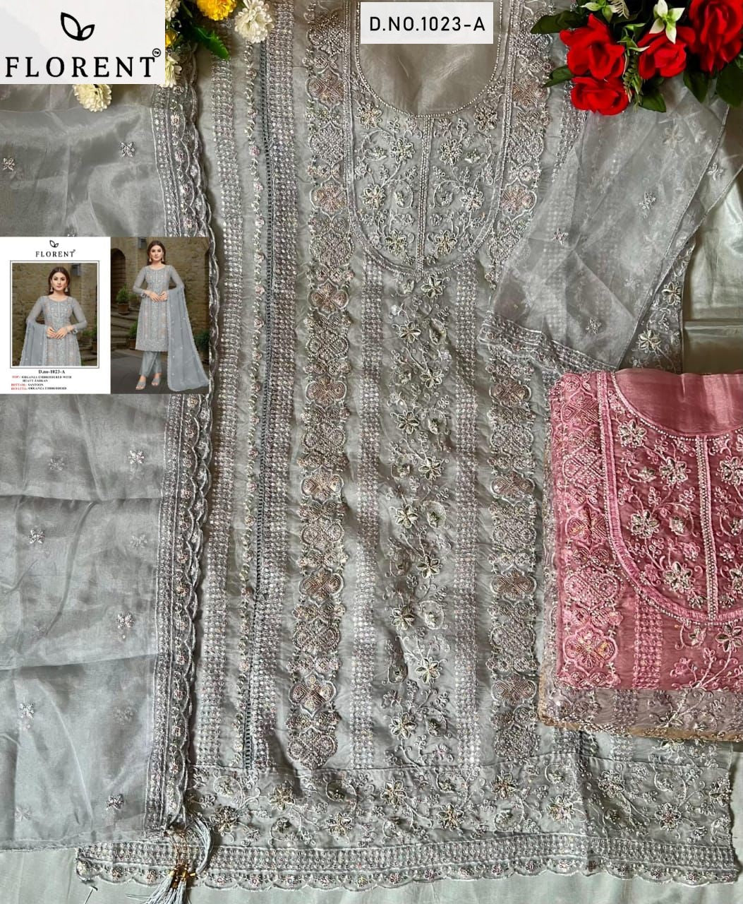 1023A Florent Zarkan Pakistani Salwar Suits