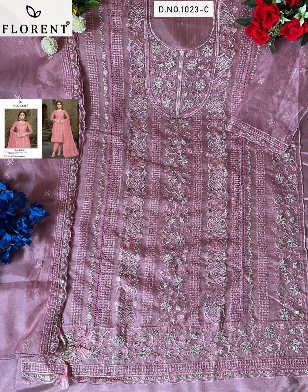 1023C Florent Zarkan Pakistani Salwar Suits