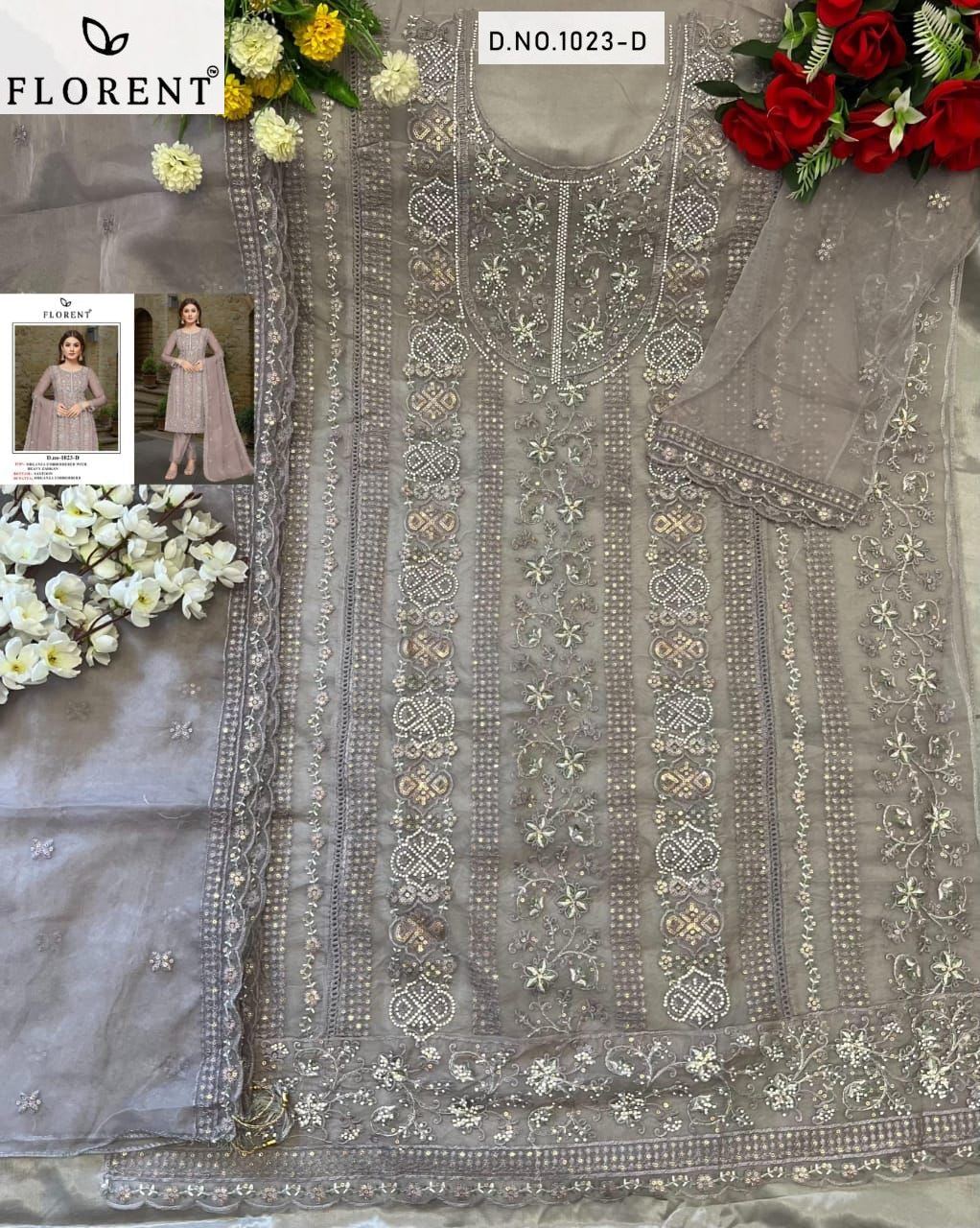 1023D Florent Zarkan Pakistani Salwar Suits