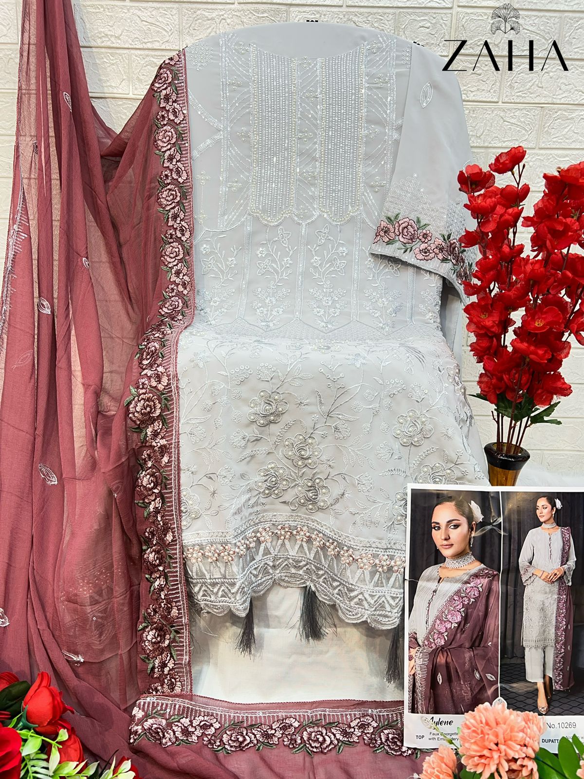 10269 Mylene Vol 1 Zaha Embroidered Pakistani Salwar Suits
