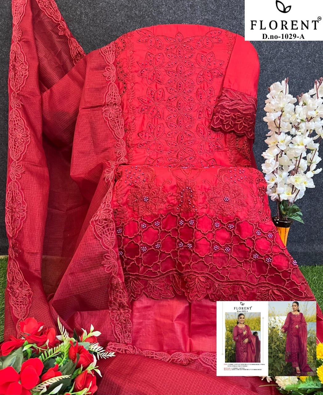 1029A Florent Pakistani Salwar Suits