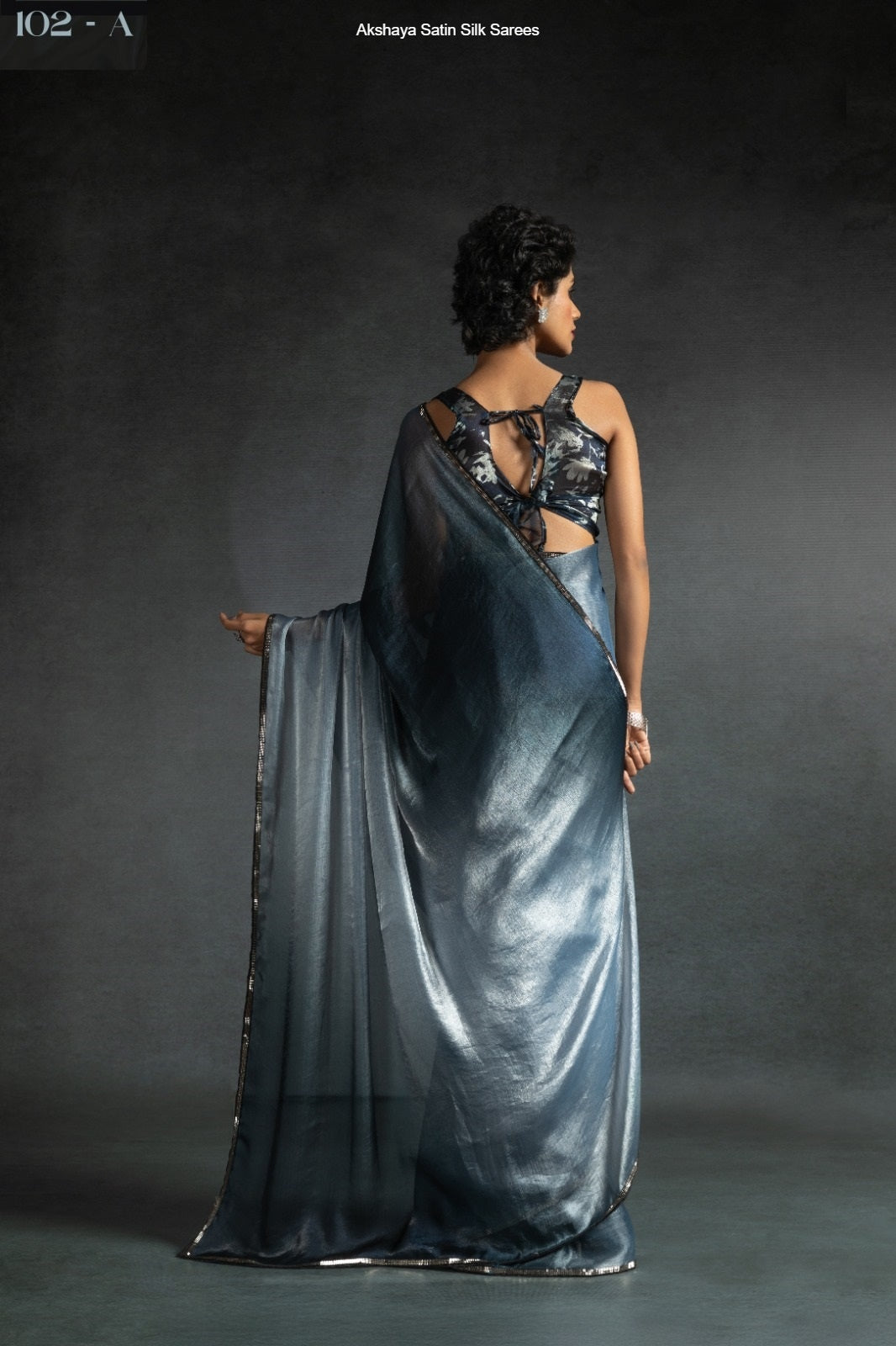 102A Akshaya Satin Silk Sarees