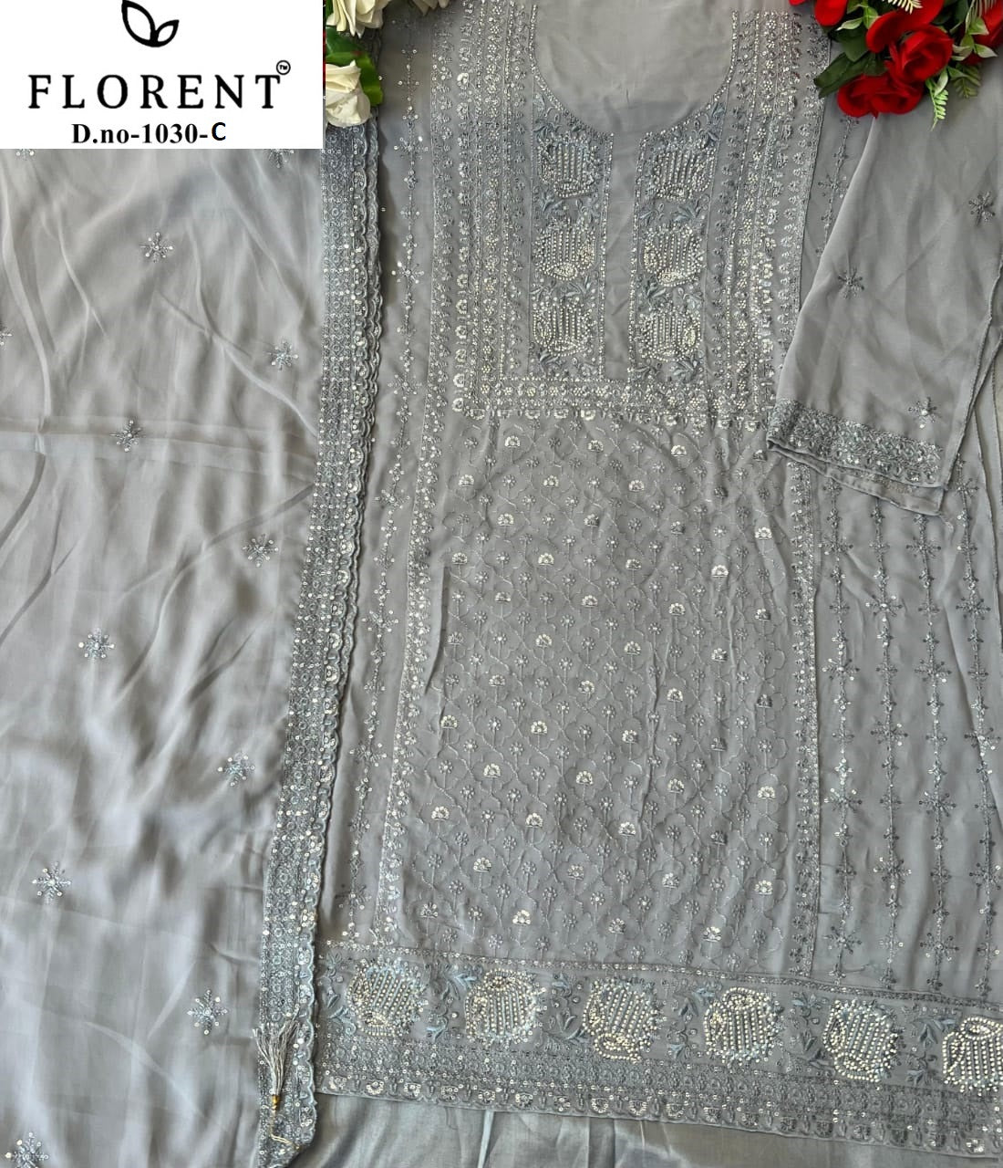 1030C Florent Georgette Pakistani Salwar Suits