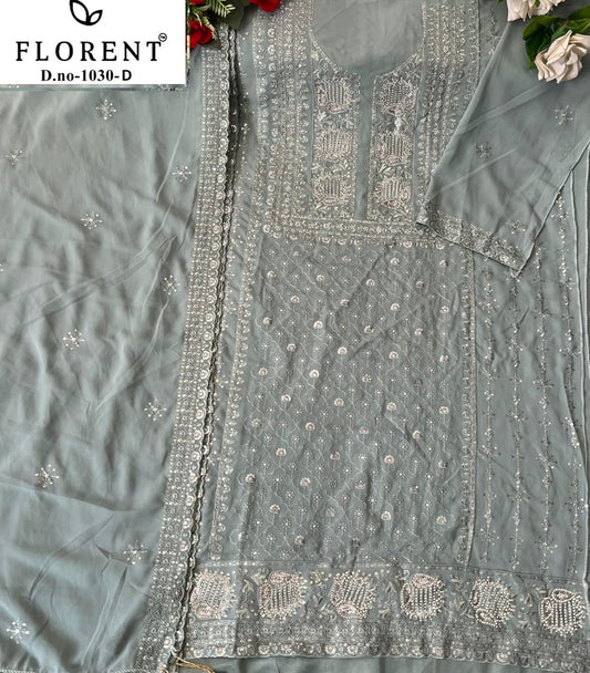 1030D Florent Georgette Pakistani Salwar Suits