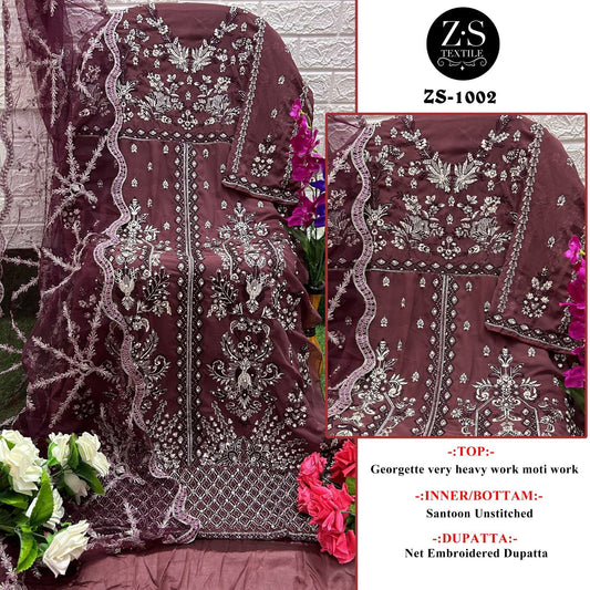 1002 Zs Textile Pakistani Salwar Suits