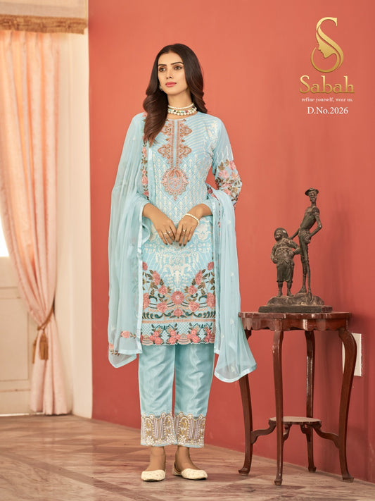 2026 Pakiza Sabah Unstitched Suits