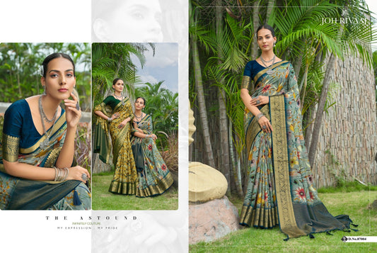 87004 Jhilmil Vol 870 Joh Rivaaj Sarees