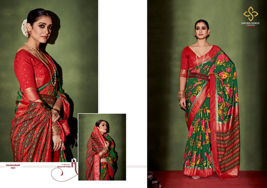 1001 Anusharam Shubh Shree Sarees