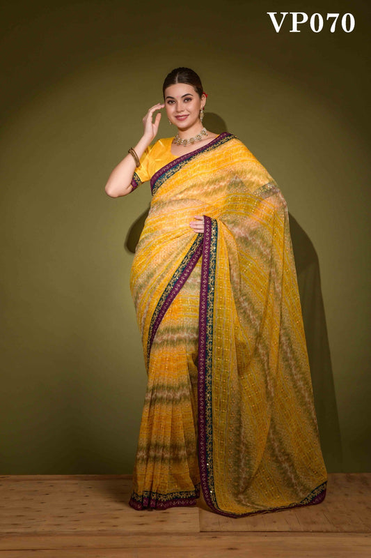 070 Radhe Fashion Berry Sarees