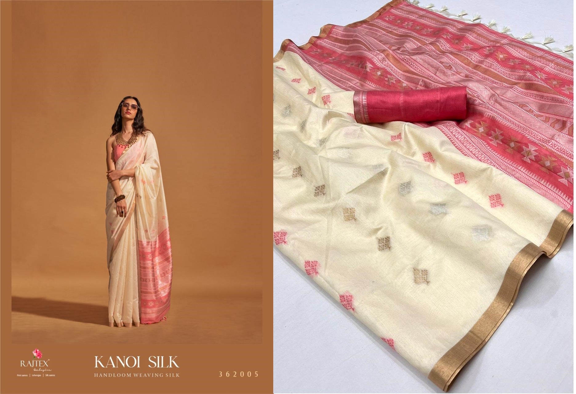 362005 Kanoi Rajtex Sarees
