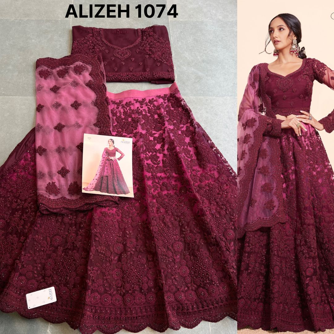 1074 Bridal Heritage Vol 4 Alizeh Lehenga Choli