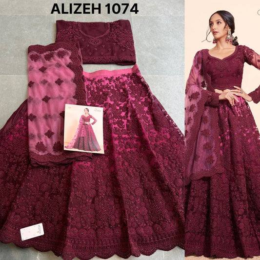 1074 Bridal Heritage Vol 4 Alizeh Lehenga Choli