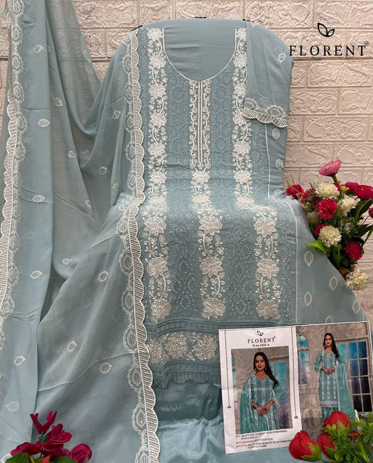 1032-A Florent Georgette Pakistani Salwar Suits