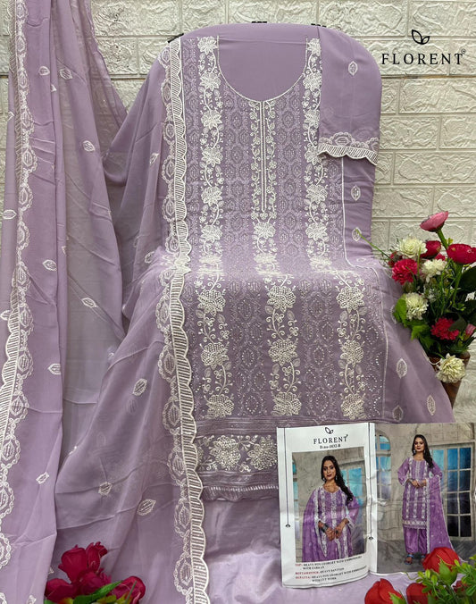 1032-B Florent Georgette Pakistani Salwar Suits