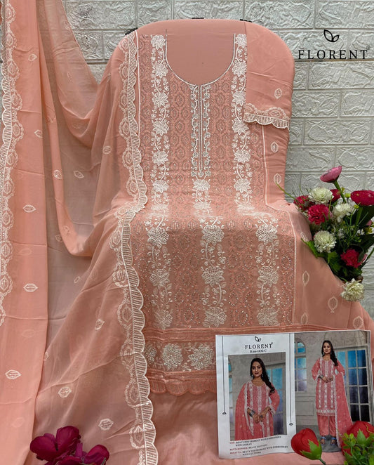 1032-C Florent Georgette Pakistani Salwar Suits