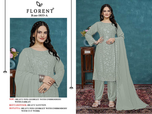 1033A Florent Fox Georgette Pakistani Salwar Suits