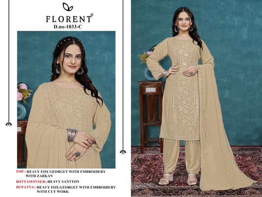 1033C Florent Fox Georgette Pakistani Salwar Suits