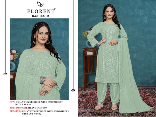 1033D Florent Fox Georgette Pakistani Salwar Suits