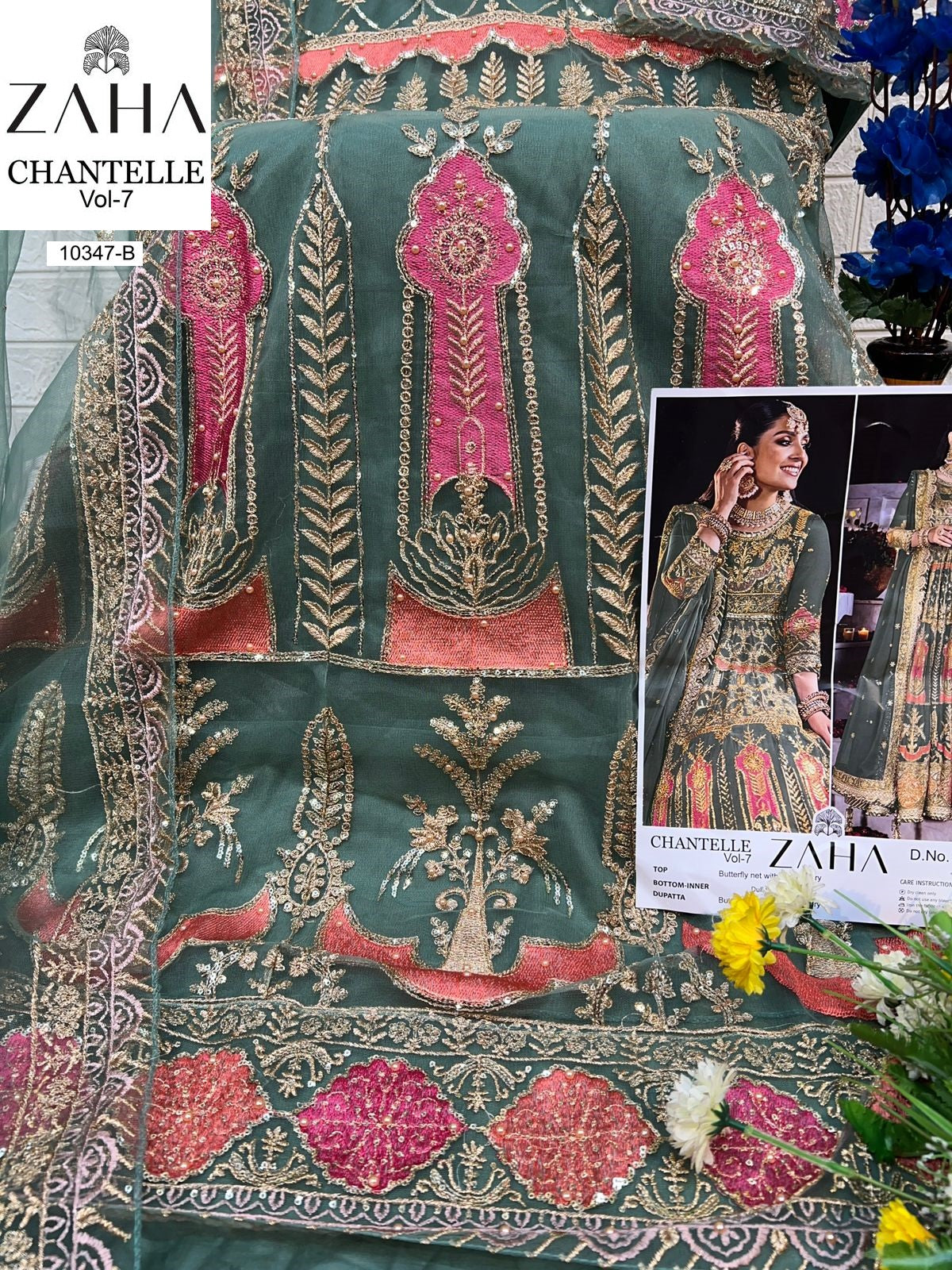 10347B Chantelle Vol 7 Zaha Butterfly Pakistani Salwar Suits