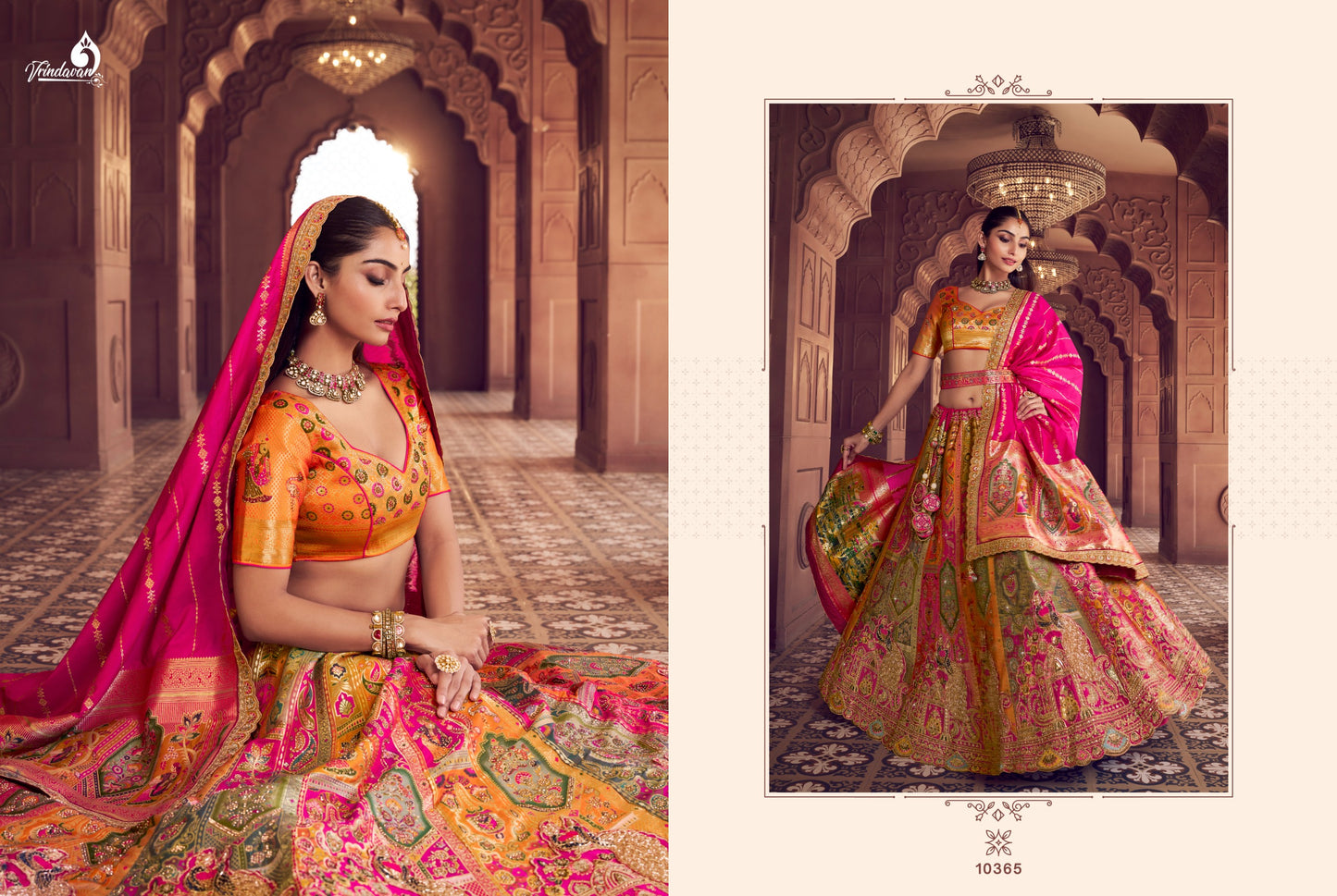 10365 Vrindavan Vol 69 Royal Banarsi Premium Silk Lehenga Choli