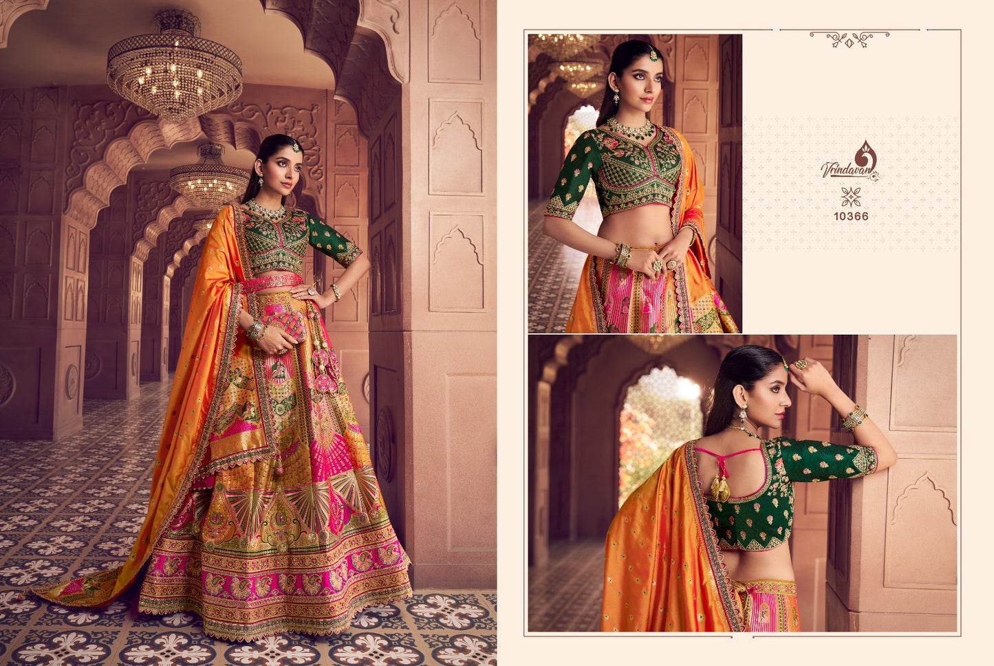 10366 Vrindavan Vol 69 Royal Banarsi Premium Silk Lehenga Choli