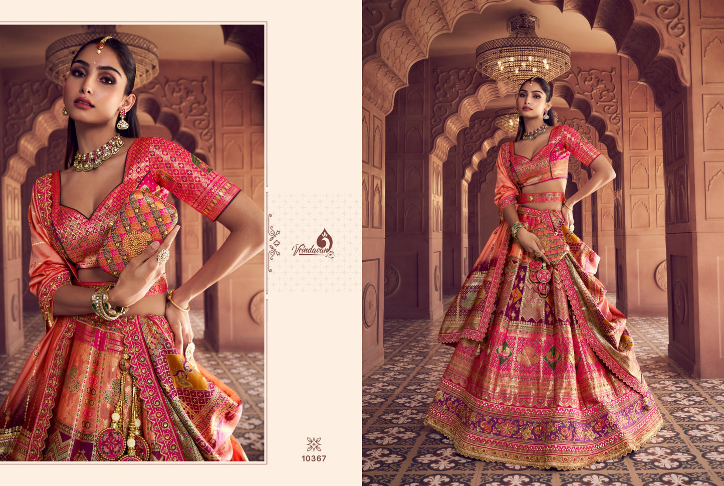 10367 Vrindavan Vol 69 Royal Banarsi Premium Silk Lehenga Choli