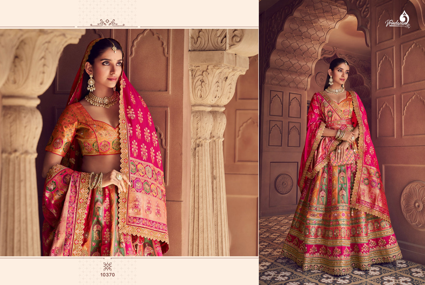 10370 Vrindavan Vol 69 Royal Banarsi Premium Silk Lehenga Choli