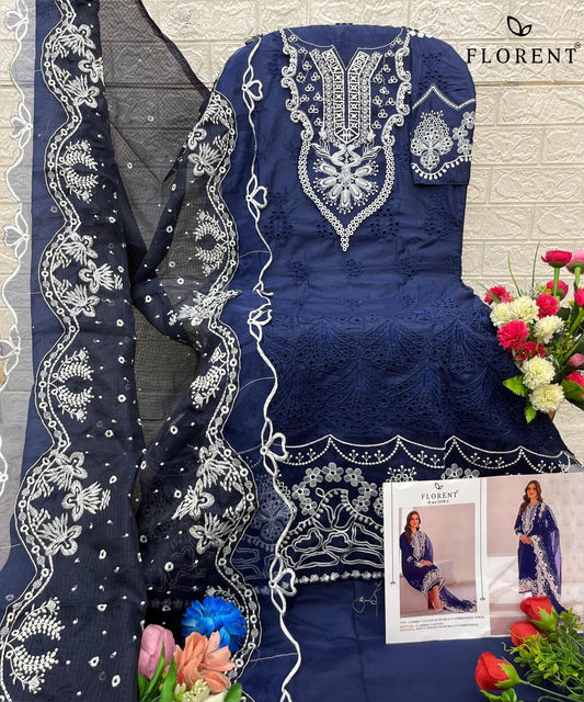 1038-C Florent Heavy Rayon Pakistani Salwar Suits