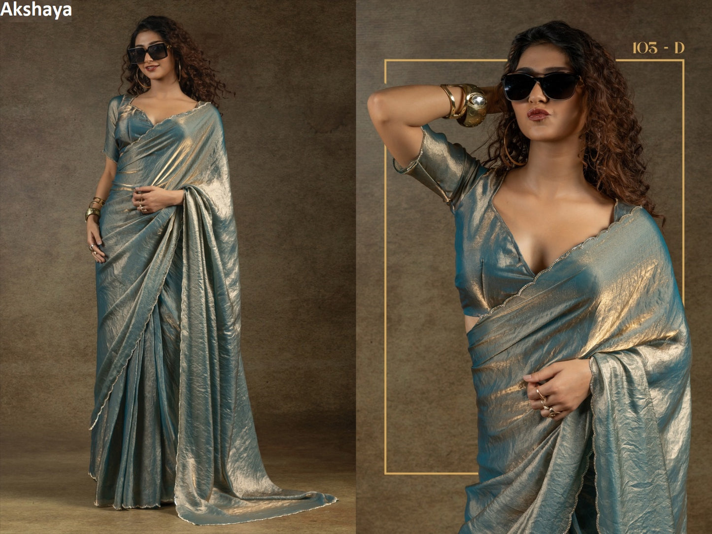 103D Akshaya Satin Silk Sarees