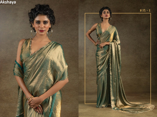 103E Akshaya Satin Silk Sarees