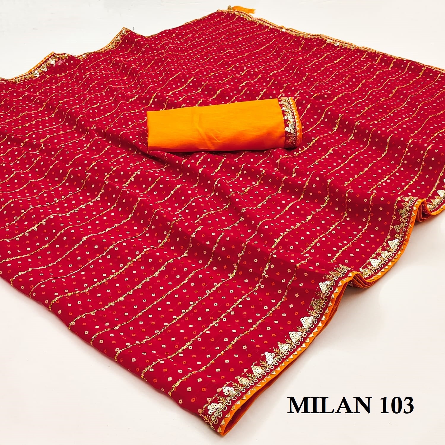 103 Milan Suma Designer Georgette Sarees