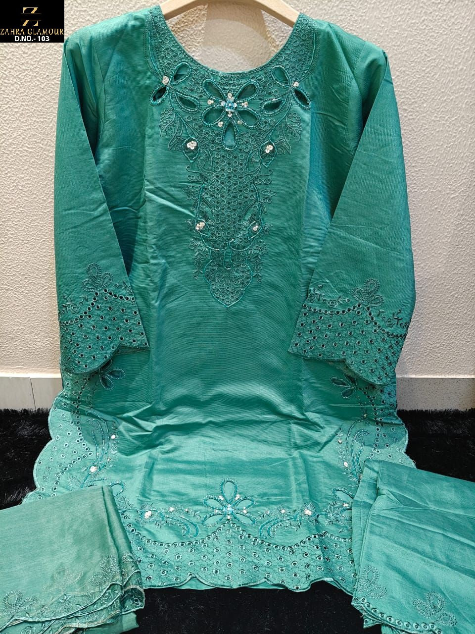 103 Rama Zahra Glamour Viscose Pakistani Readymade Suits