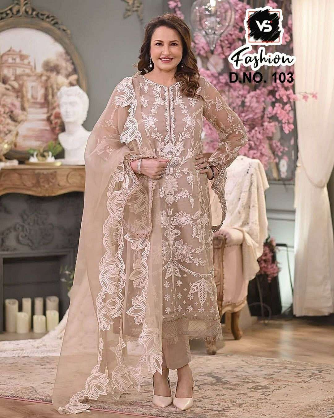 103 Vs Fashion Oraganza Pakistani Readymade Suits