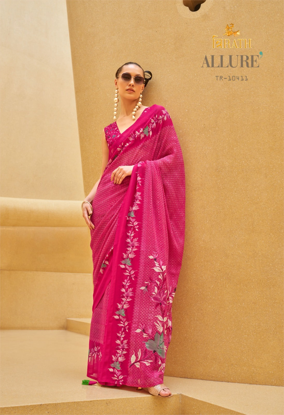 10411 Allure Trirath Georgette Sarees