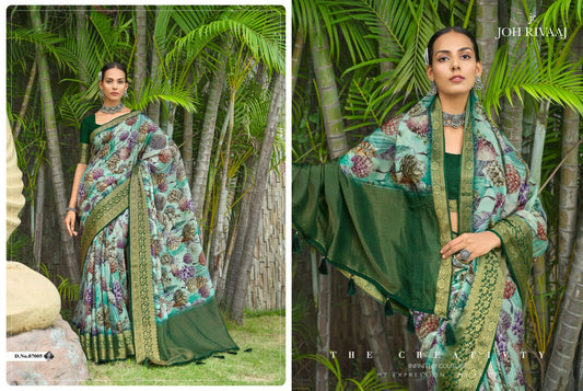 87005 Jhilmil Vol 870 Joh Rivaaj Sarees