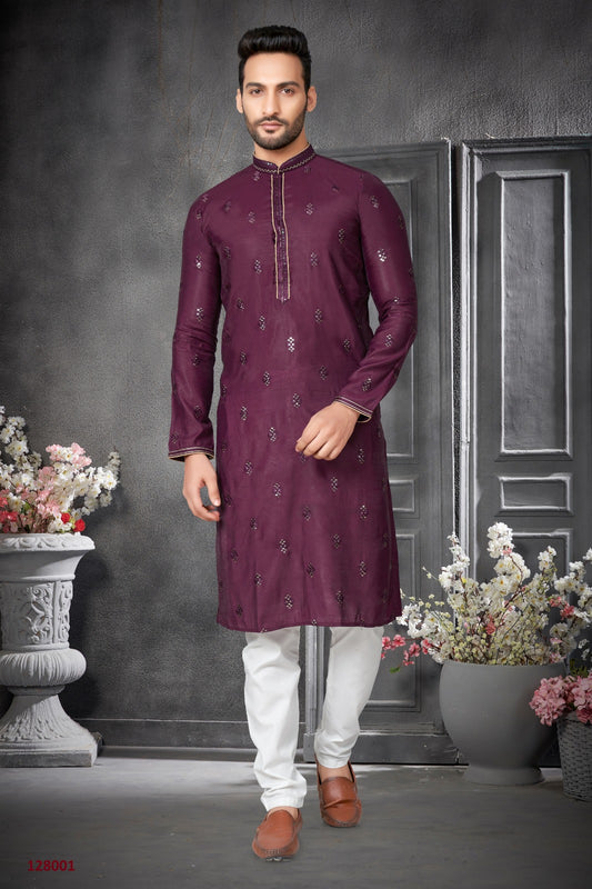 128001 Vol 128 Outluk Mens Kurta Pyjama