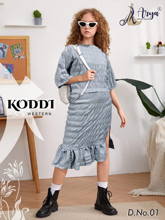 01 Koddi Adm Girls Western Dress