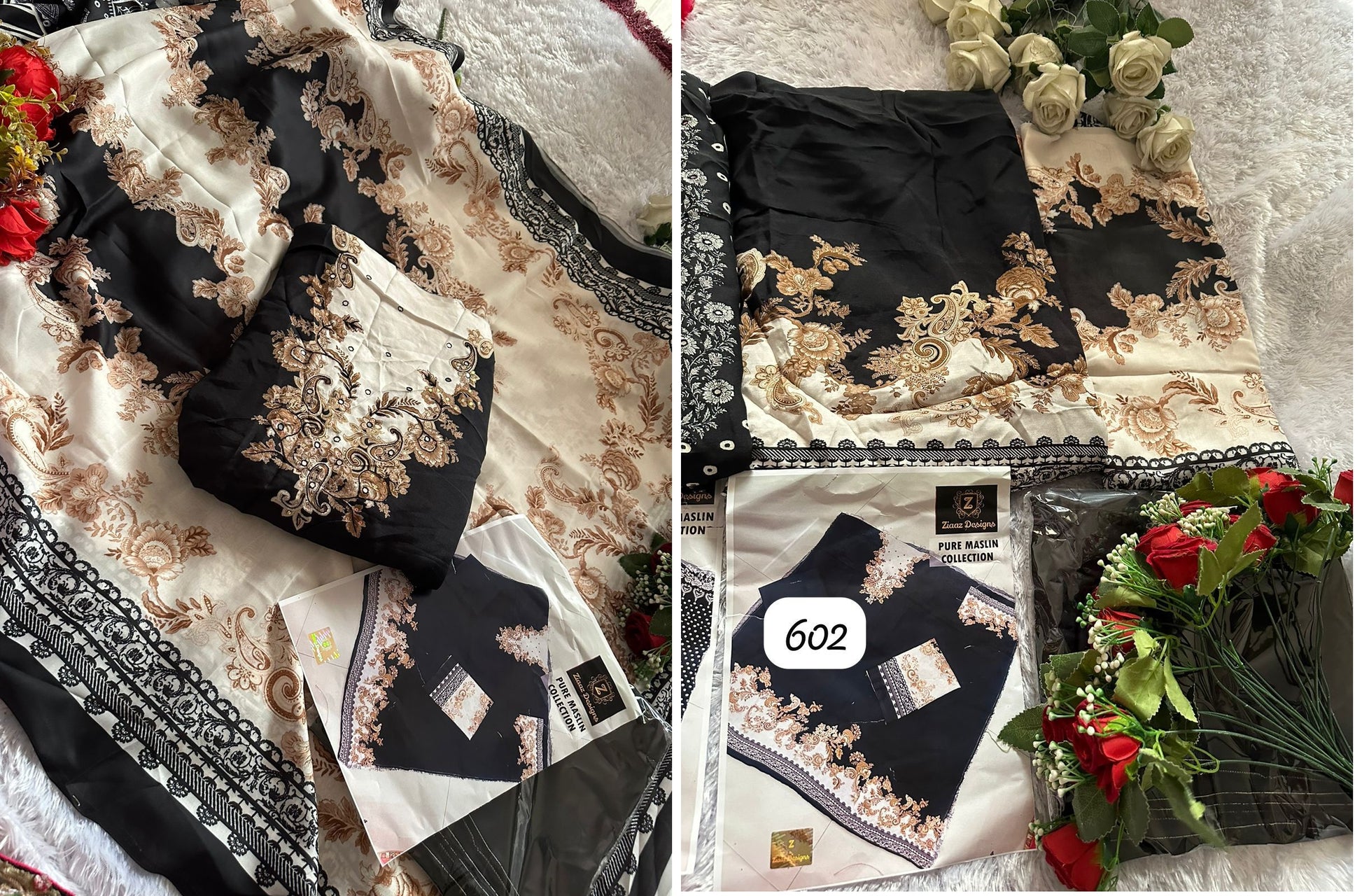 602 Ziaaz Designs Pakistani Salwar Suits