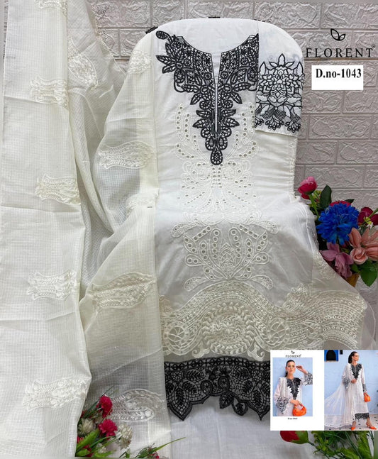 1043 Florent Embroidery Pakistani Salwar Suits