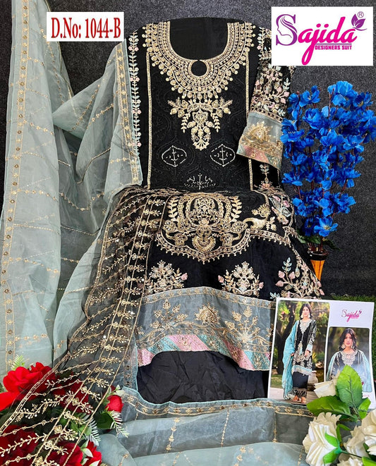 1044-B Saira Sajida Embroidered Pakistani Salwar Suits