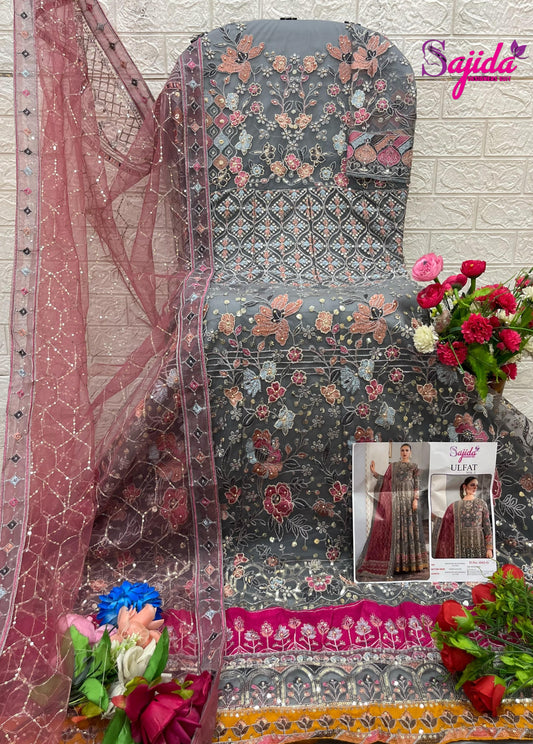 1045-G Ulfat Vol-2 Sajida Embroidery Pakistani Salwar Suits