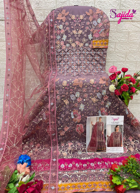 1045-H Ulfat Vol-2 Sajida Embroidery Pakistani Salwar Suits