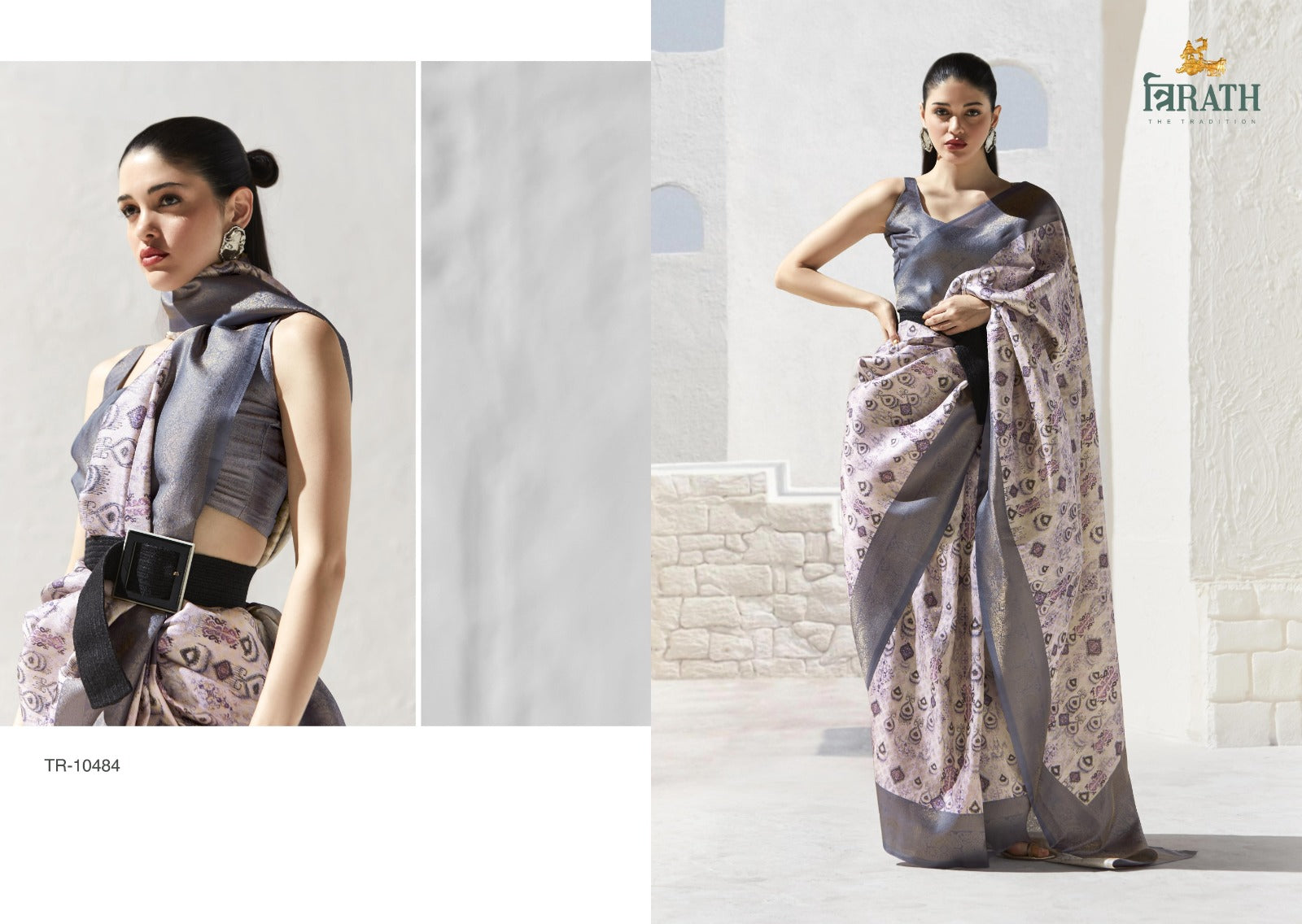 10484 Satvik Vol 2 Trirath Digital Printed Sarees