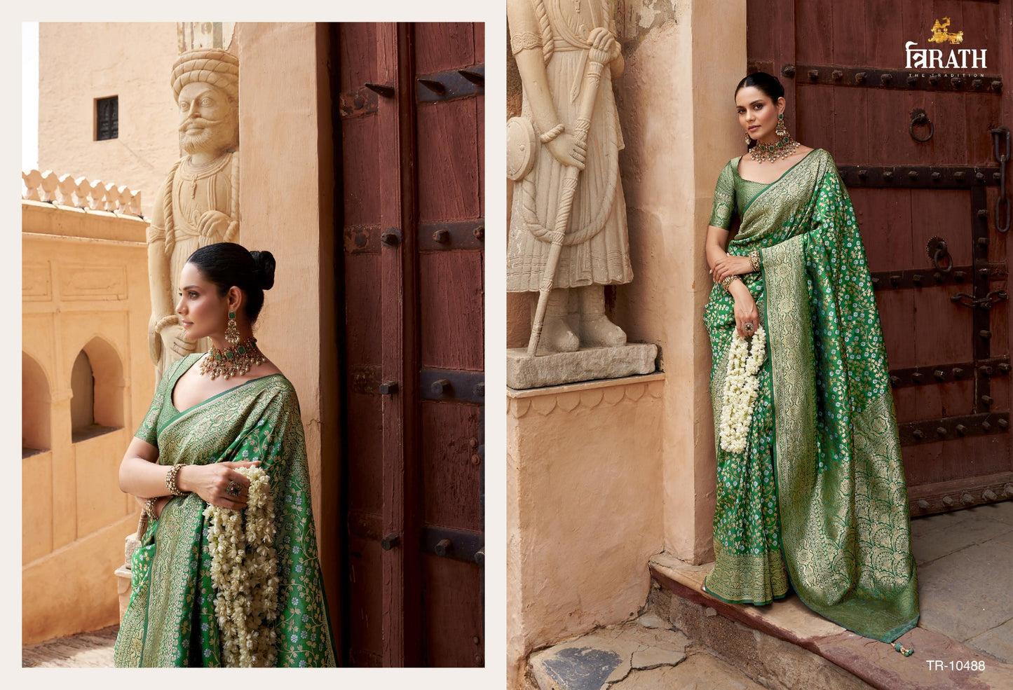 10488 Swara Trirath Banarasi Sarees